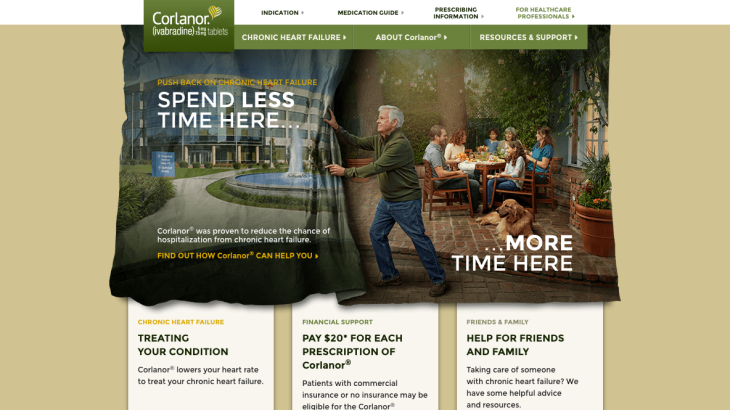 Corlanor Launch Website for Patients