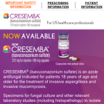 Cresemba Now Available on Mobile