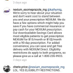 Pharma Instagram Ads (Sponsored Post) - Nexium 3 Comments