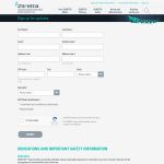 Zilretta HCP Website Screenshots - Signup