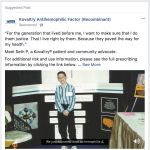 Kovaltry Pharma Sponsored Facebook Post/Ad - Video - 2