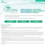 Luxturna Gene Therapy Now Approved Pharma Website - HCP Homepage