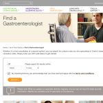 Unbranded Disease Awareness Website: Find Gastroenterologist