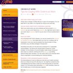 Crohn's and Me Market Development Pharmaceutical Website: Crohn's at Work