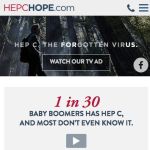 Hep C Hope - Mobile Homepage