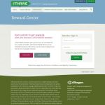 Pharma Patient Support Program Website: Rewards