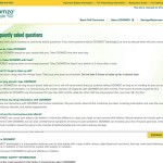 Life Sciences Patient Website - FAQs page