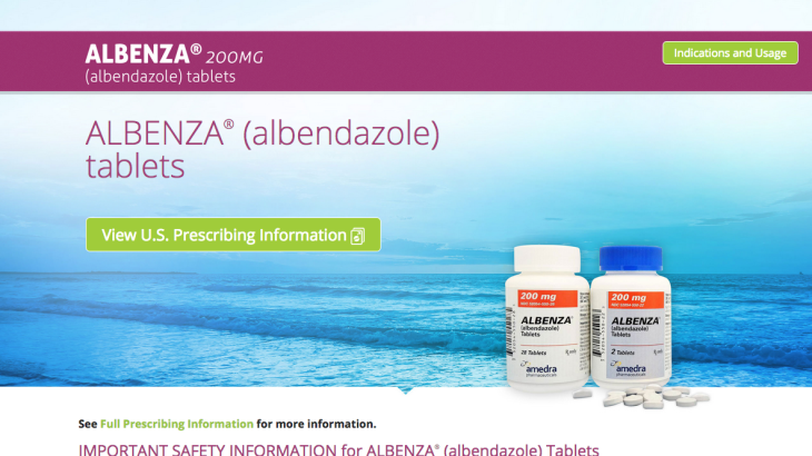 Albenza HCP Prescribing Information Only Launch