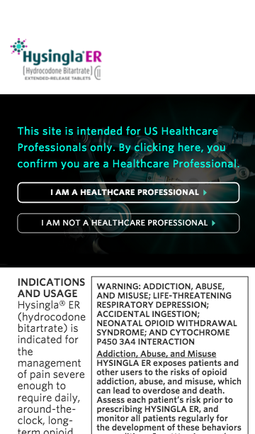 HCP Confirmation Interstitial Page