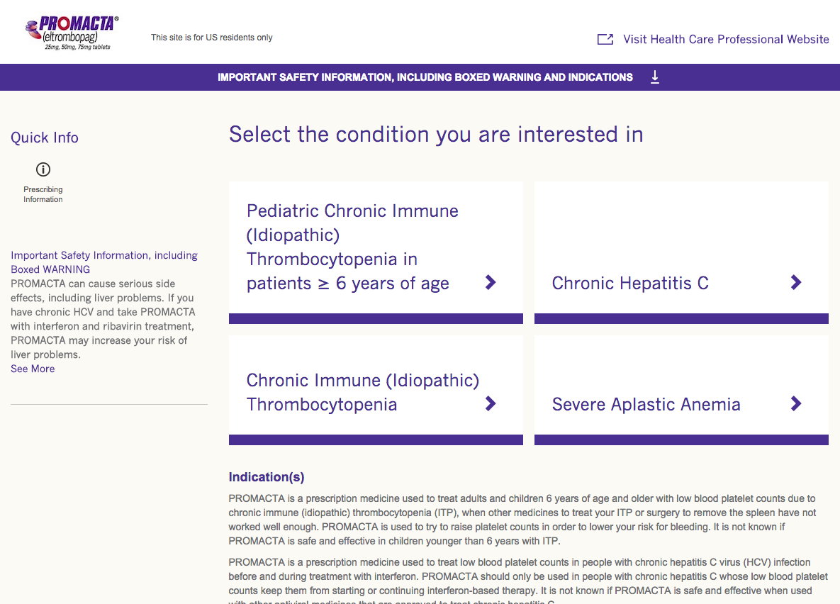 Patient Homepage