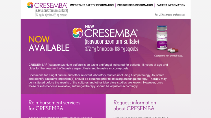 Cresemba Now Available