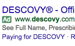Descovy Paid Search Ad