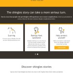 Shingles Stories - Unbranded Website for Zostavax - Carousel