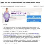 My Fertility Navigator Pharma Unbranded eCRM - Email 2