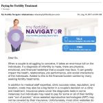 My Fertility Navigator Pharma Unbranded eCRM - Email 6