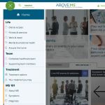 Unbranded Pharma Website 'Above MS': Navigation 1