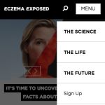 Market Development Website Eczema Exposed - Mobile Menu
