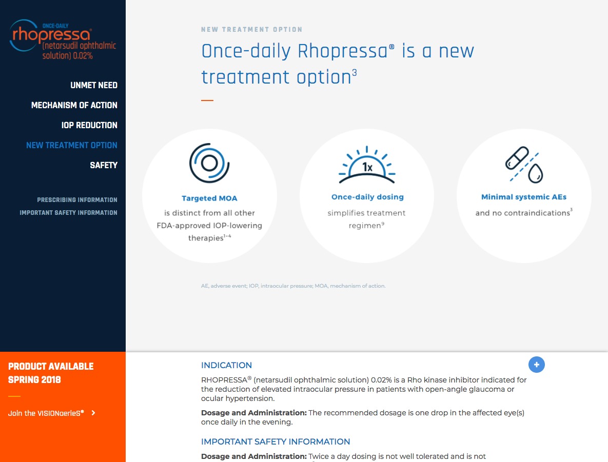 Treatment Option - on a Now Approved Day 1 Website