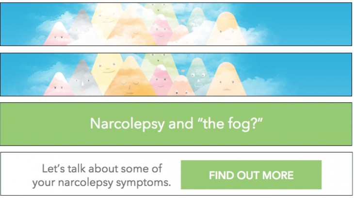 Xyrem Unbranded Narcolepsy Banner Ad