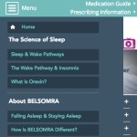 Belsomra - Pharma Website - Mobile Menu