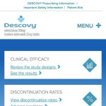 Physician's Website Screenshots - Mobile Homepage