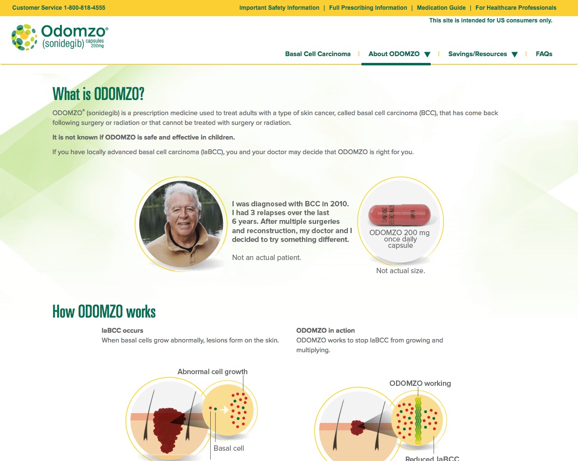 Life Sciences Patient Website - About the Drug