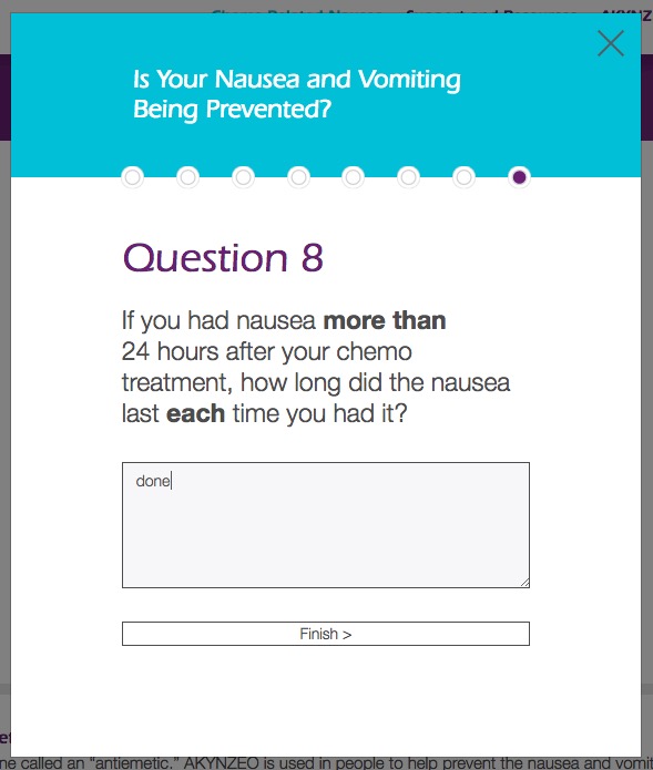 Newly Approved Pharma Full Website - Patient Quiz - 8